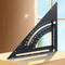 Aluminum Alloy Triangle Ruler Angle Protractor Woodworking Measurement Tools