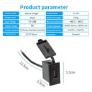 Usb 2.4A 12v Outlet Power Adapter Car Charger Socket Car Charger Phone Charger