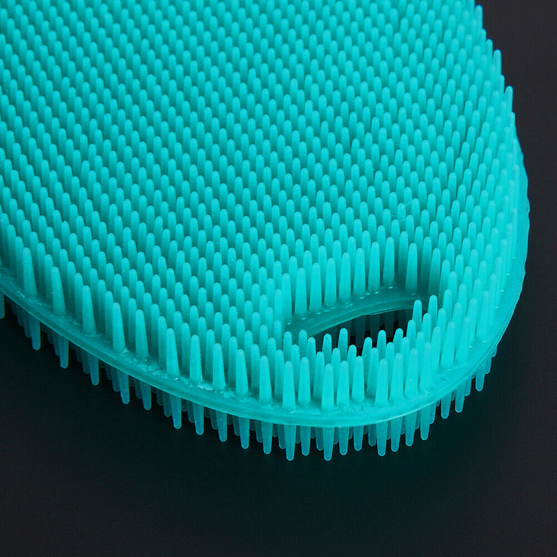 Waterdrop Antibacterial Silicone Antibacterial Washing Brush(Cyan)