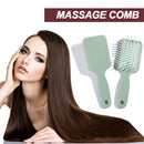 Portable Air Cushion Comb Massage Comb Anti-Static Hairbrush (Olive Green)