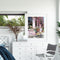 Window Bicycle Canvas Painted Oil Paint By Numbers Wall Art Modern Bedroom Decor