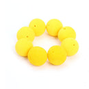 Foam Floating Ball Beads Feeder Fishing Bait Smell Lure (Yellow 14mm 10pcs)