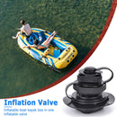 2 in 1 Safety Air Valve Nozzle Caps Plug for Inflatable Boat Kayak Airbed Pump