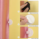 Buckle Splash Guard Shower Curtain Clips Self Adhesive Fixing Clip Windproof