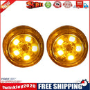 2pcs LED Car Door Warning Lights Anti Rear-end Collision Lamps (Yellow 5LED