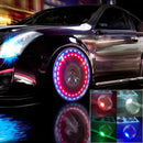 Car Wheel Light Solar LED Flash Tire Tyre Valve Cap Lamp Decoration Light