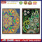 DIY 5D Mosaic Drawing Flower Leaves Notebook Part Special Shape Rhinestone