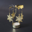 Spinning Cartoon Carousel Candle Holder Wrought Metal Lighting Candlesticks