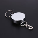 High Resilience stretching rope anti-lost burglar retractable key ring key Newly