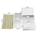 Portable Camping Charcoal Kabob Stove Outdoor Folding Grill BBQ Folding O8K4