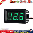 DC 2.4V-30V 2-Wire Mini 0.36in LED Digital Display Panel Voltmeter (Green) Newly