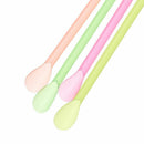 Straw Soft Drinking Supplie Colorful 100PCS Milkshake Straws Spoon Straws