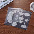 10pcs Rubber Magnet Sheet DIY Photo Picture Cutting Die Black Magnetic Mats