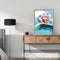 Surfing Santa Claus Frameless Picture Oil Paint By Numbers Hand Painted Picture