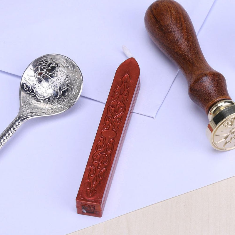 DIY Sealing Strip Branding Paint Stamp Seal Wax Beeswax Stick/Grape Red