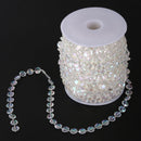 99FT Garland Diamond Acrylic Crystal Bead Curtain Wedding DIY Party Decor Newly