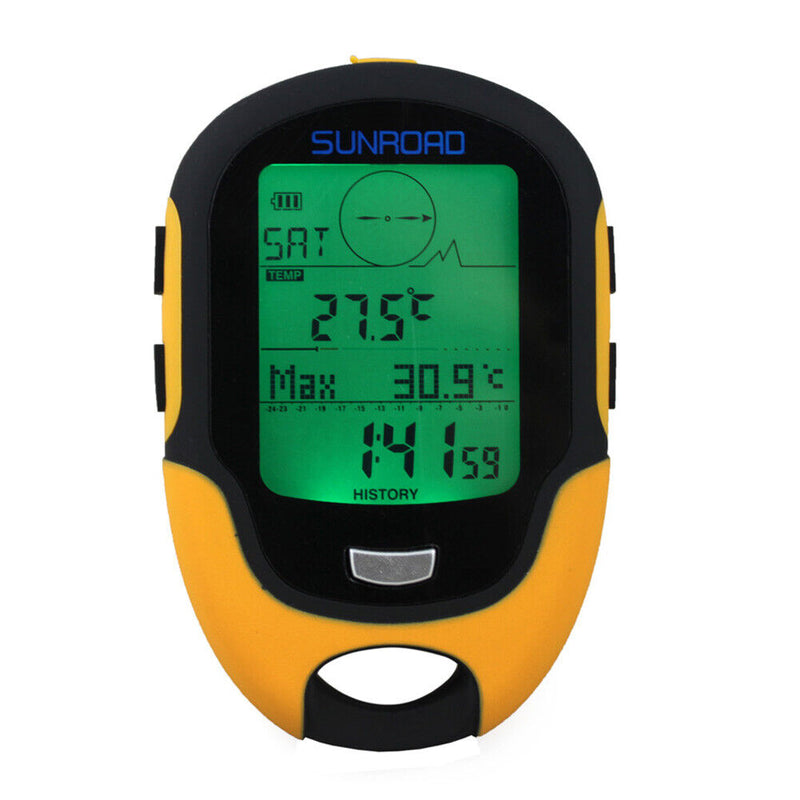 Waterproof FR500 Multifunction LCD Digital Altimeter Barometer Compass  Newly