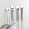 Steel Hooks Hanger Self-Adhesive Robe Towel For Kitchen Bathroom CA D6E6