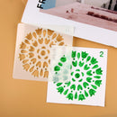 DIY Craft Painting template Mandala Auxiliary Layering Stencils Scrapbooking