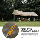 ShineTrip 10pcs Outdoor Camping Tent Rope Buckles S-Shaped Tensioner Fasteners