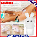 75ml Cute Rabbit Silicone Squeeze Bottle Travel Lotion Container (White)