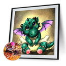 Diamond Painting Cyan pterosaur Full Square Rhinestone Wall