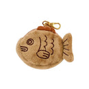 Bag Coin Wallet Snapper Charm Purse Wrist Bag Fish Keychains Key Ring Plush`