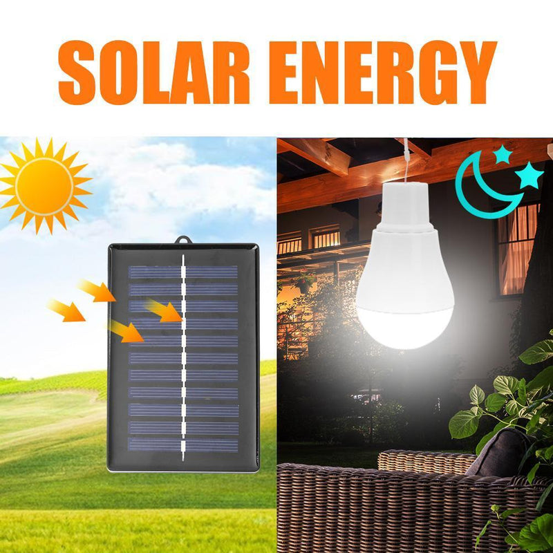 5V 15W 300LM Solar Energy Power Outdoor Lamp USB Low Power Consumption LED Bulb