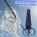 Quick Knot Fishing Pliers Hook Remover Picker Cutter Scissors Fishing Tackle