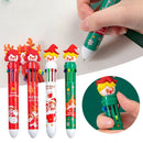 Decor Ten Color Pen Christmas Ballpoint Pen Stationery Gingerbread Man