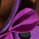 Bat Wings Headdress Non Slip Women Girl Hair Band for Halloween Party (Purple)