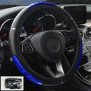 Foam Steering Wheel Cover/Glove Soft/Padded Car/Van Universal+ co PU Select F4L7