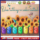 5D DIY Diamond Painting Plants Letter Partial Special Shape Drill Art Crafts Set