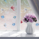 45x100cm Tropical Fish PVC Glass Window Film Stickers Shading Home Decor Newly