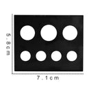 7 Holes Stainless Steel Tattoo Ink Cup Bracket Pigment Cap Holder Stand