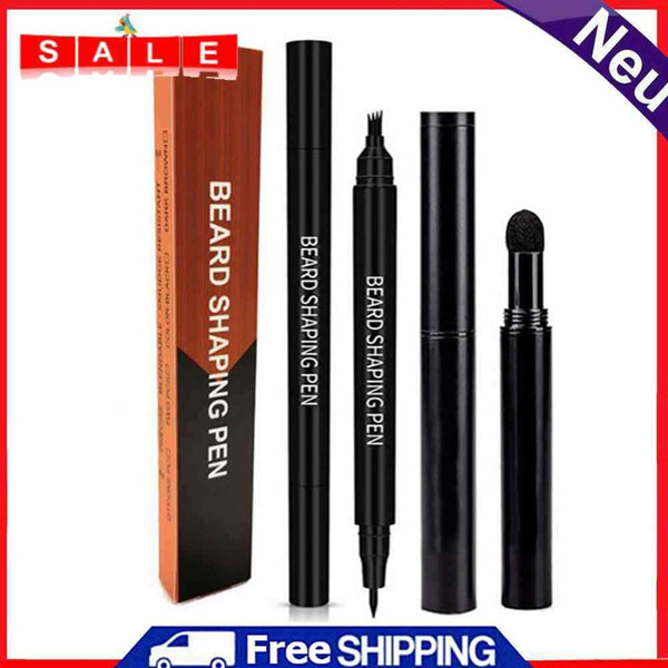 Facial Hair Mustache Repair Pen Anti Hair Loss Styling Kit for Makeup Cosmetic