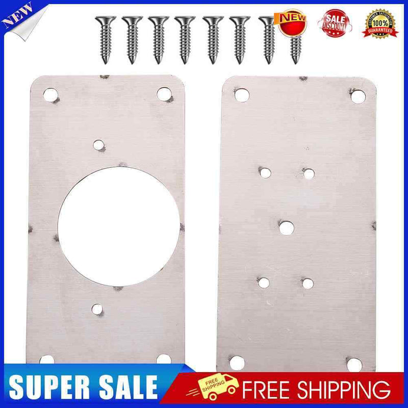Hinge Repair Plate with Mounting Screws for Cabinet Drawer Window Repair