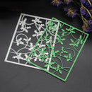 Retangle Leaves Metal Cutting Die Stencil Scrapbook Template Photo Craft