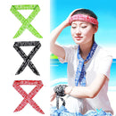 Cool Scarf Neck Wrap - Reusable Cooling Scarf Headband Bandana 5 Pcs Value