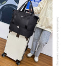 Women Large Capacity Fitness Duffle Bag Waterproof Nylon Travel Luggage Bags