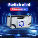 Game Console Cooler Base for NS Switch OLED Docking Station Silent Cooling Fans
