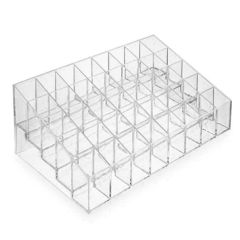 40 Slot Lipstick Holder Display Stand Cosmetic Organizer Case Acrylic W2N6
