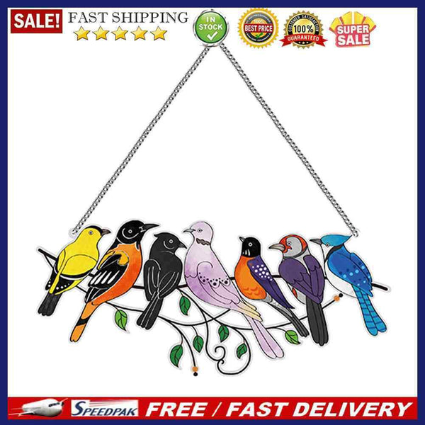 Rhinestone Picture Birds Flocks Pendant DIY Craft Hanging Pendant Mosaic Art