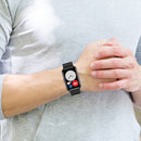 Silicone Bands+Buckle Watchband Replace for Huawei Watch Fit Strap (Black) Newly