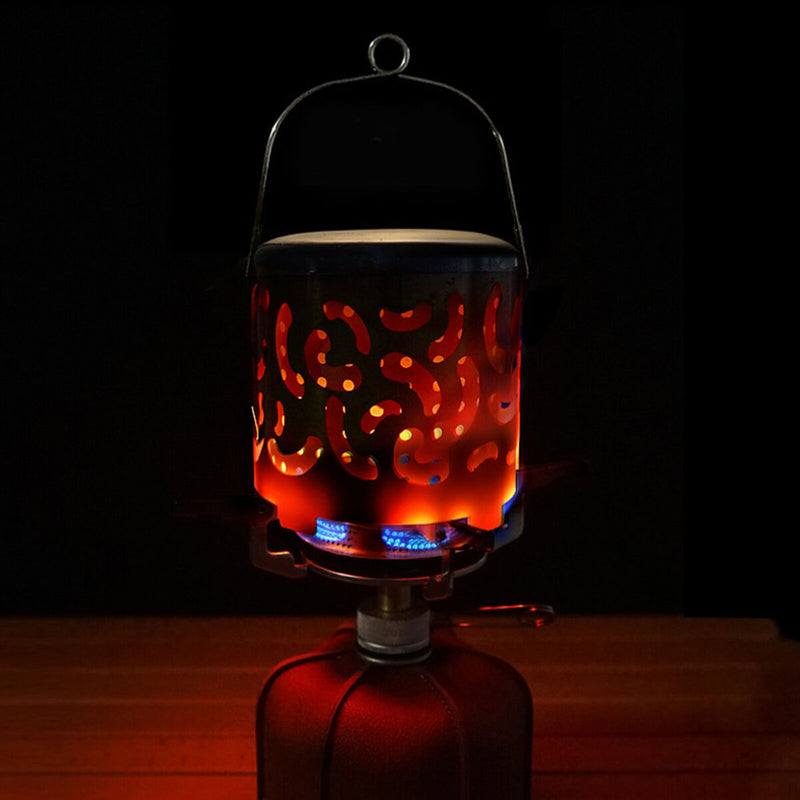 Camping Mini Heater Warming Stove Cover Portable Stainless Steel Heating Co