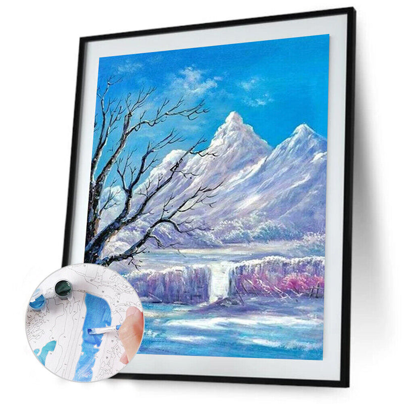 Season Tree 40x50cm Oil Paint By Numbers Picture DIY