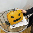 Fashion Cute Glitter Pumpkin Shape Chain Shoulder Bag Women Small Messenger Bags
