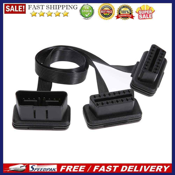 16pin OBD2 Male to Female Splitter Connector Cable for Bluetooth-compatible