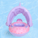 Baby Inflatable Swimming Ring Kid Floating Circle for Pool Bathtub (Purple)