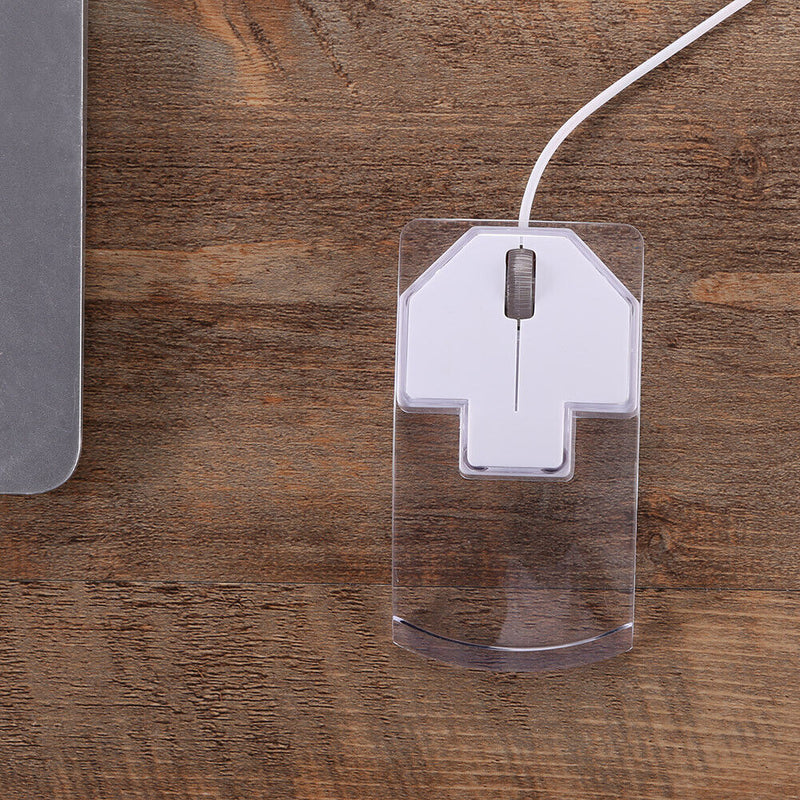 Hot Clear LED Optical Cable Mouse Cool Blue Backlight USB